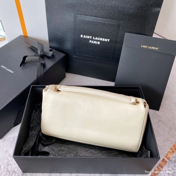Tony Luxuries YSL IN CALYPSO LAMBSKIN PLUNGED 0710